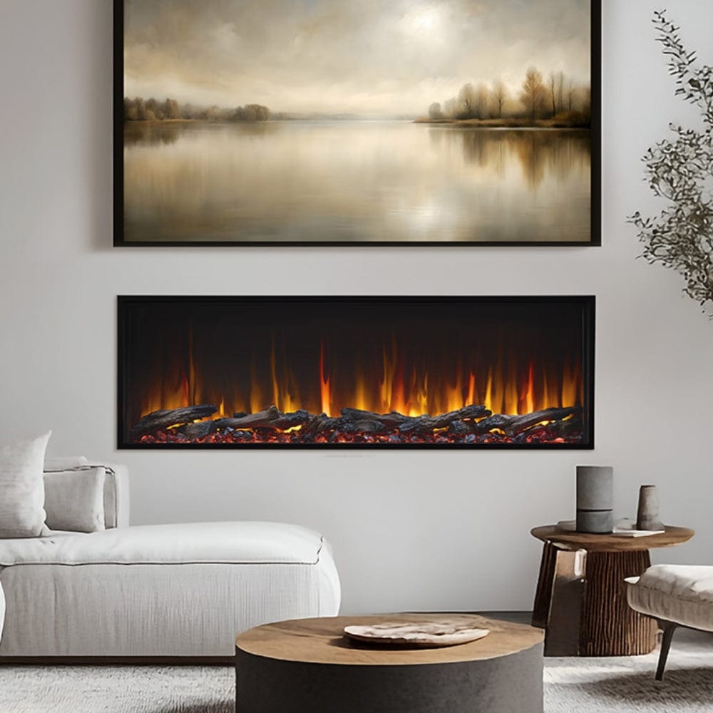 SimpliFire Scion 55-Inch Linear Recessed Smart Electric Fireplace