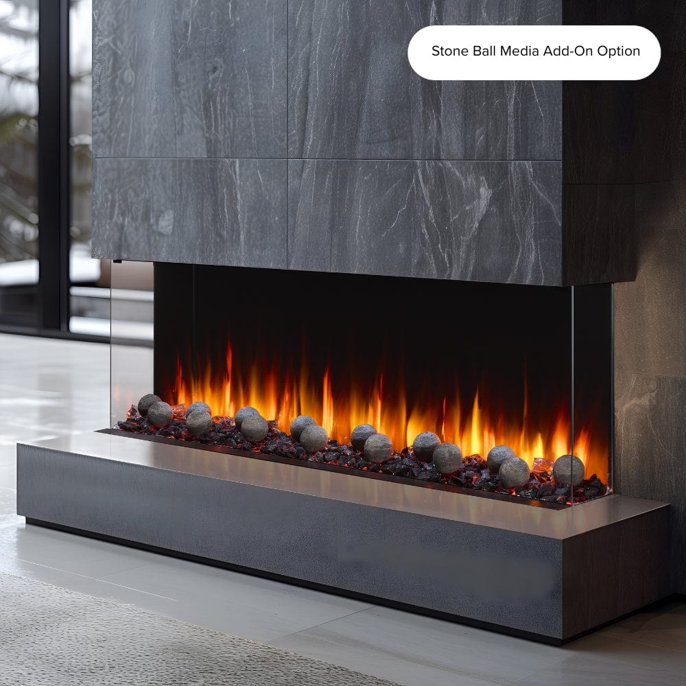 SimpliFire Triton 65-Inch Multi-View Smart Electric Fireplace