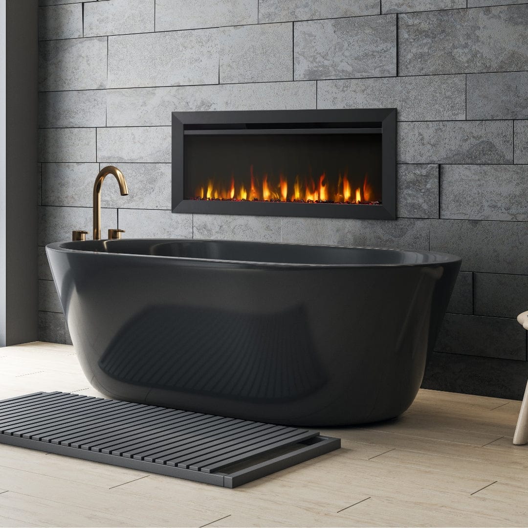 SimpliFire 40-in Allusion Slim Linear Electric Fireplace