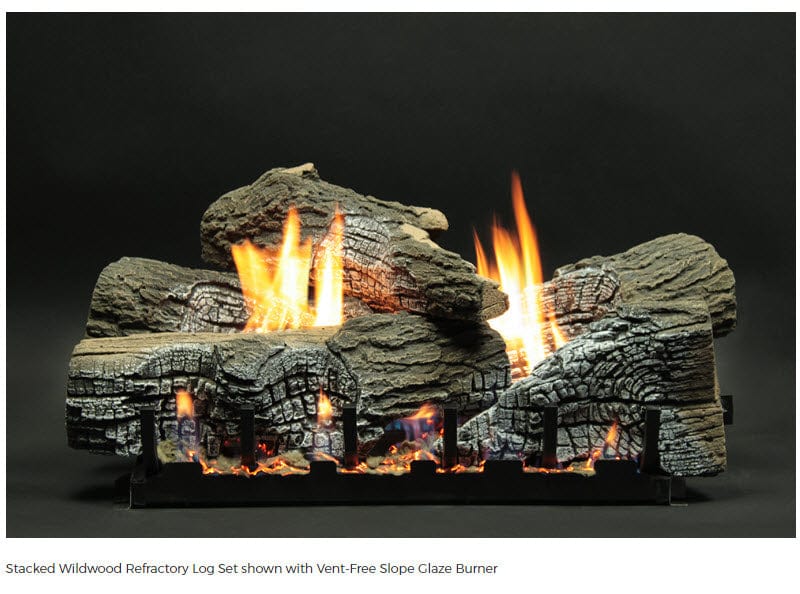 Empire Vent-Free Slope Glaze Gas Burner Only with Variable Flame Remote Control