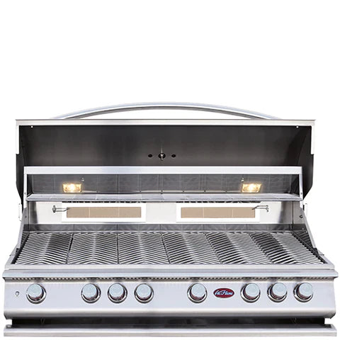 Cal Flame P Series P5 5 Burner Built-In Gas Grill with Lights Rotisserie and Back Burner | Model: BBQ19P05 | AQVINA World