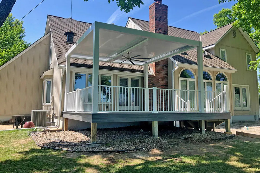 Sundance All Season Pergola – Motorized Louvered Roof System, Aluminum Outdoor Patio Cover Sundance Outdoor Living