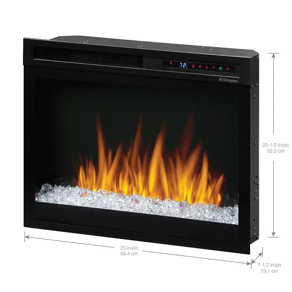 Dimplex Nova XHD Plug-In 23" Electric Firebox - Acrylic Crystals | XHD23G