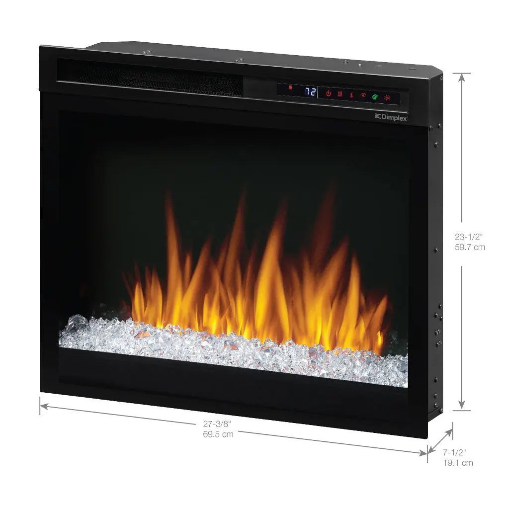 Dimplex Nova XHD Plug-In 28" Electric Firebox - Acrylic Crystals | XHD28G