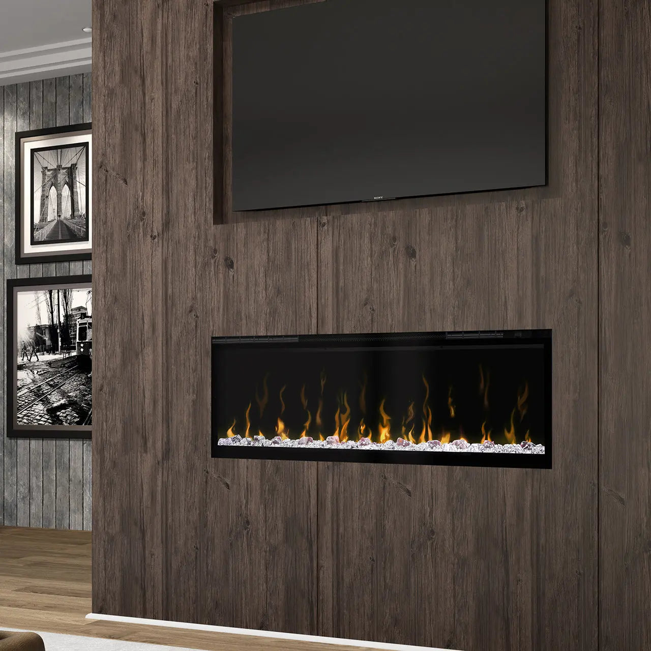 Dimplex Ignite XL 50" Built In | Wall Mount Linear Electric Fireplace | XLF50