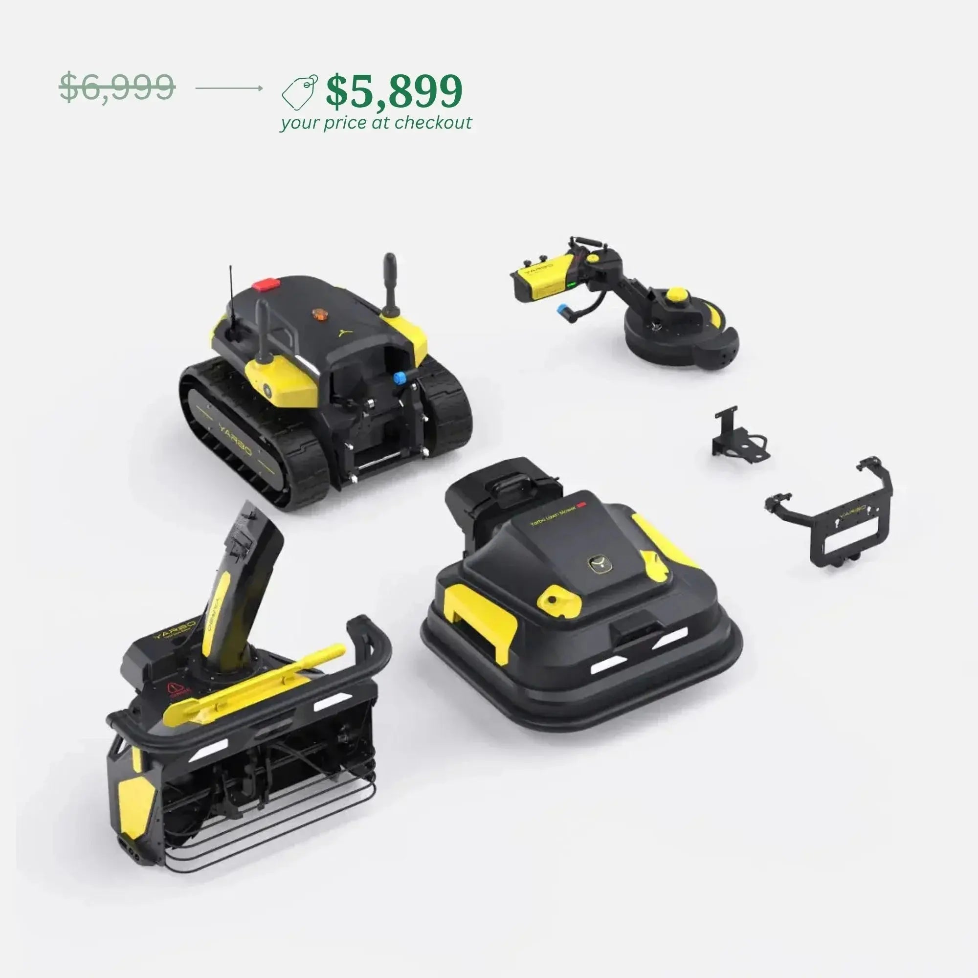 Yarbo Lawn Mower PRO + Snow Blower + Trimmer Robot | Y-Series Autonomous System