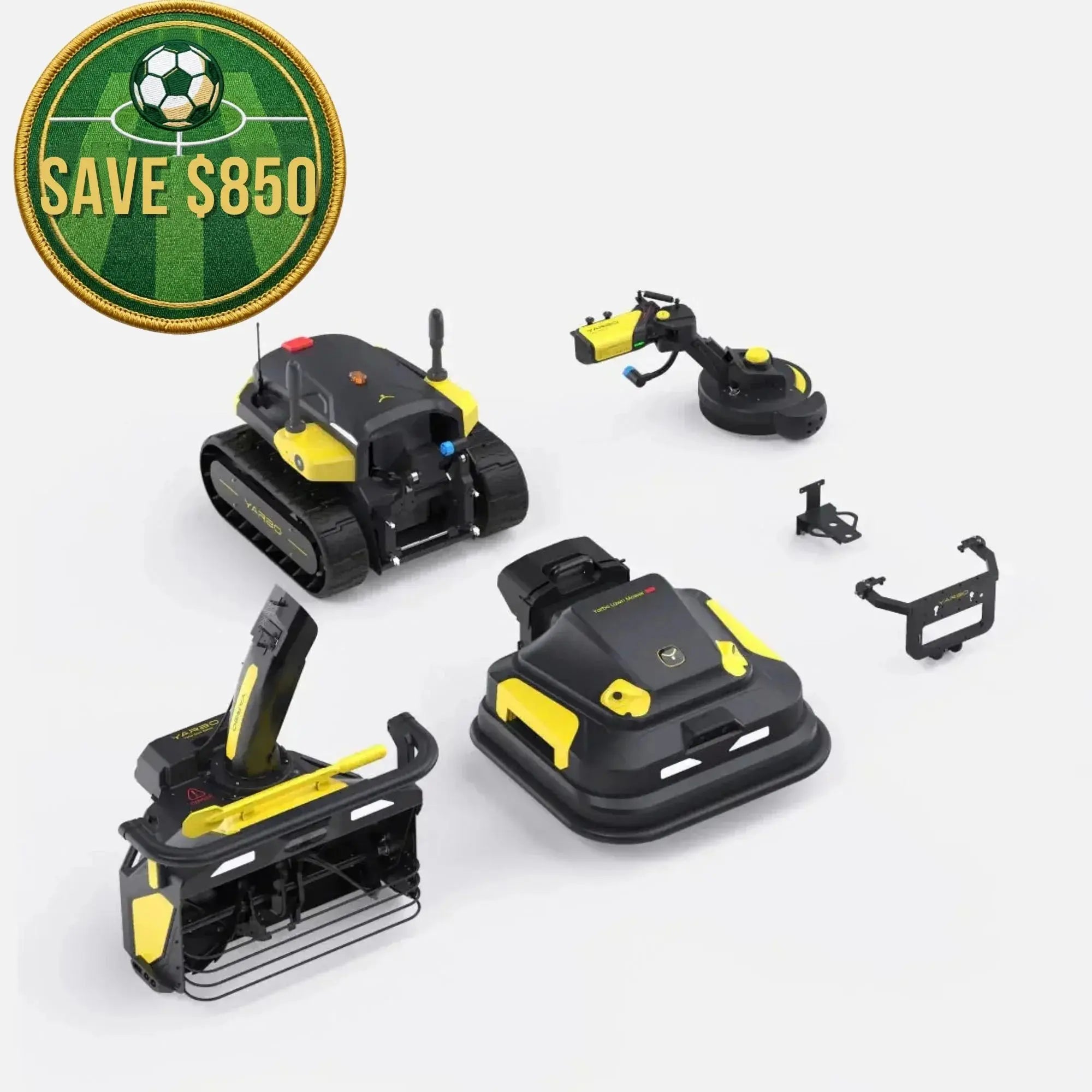 Yarbo Lawn Mower PRO with Snow Blower & Trimmer Package | Y Series