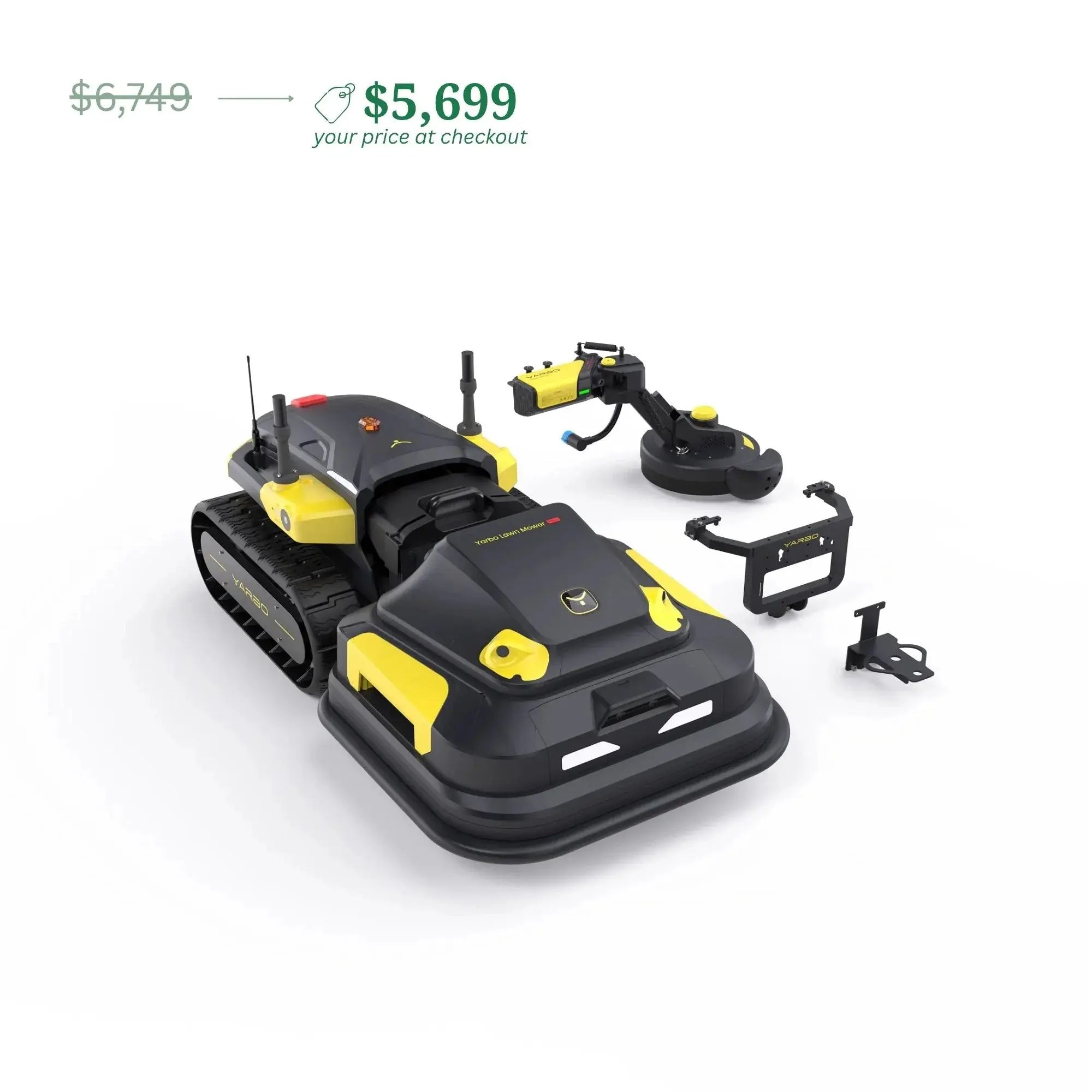 Yarbo Lawn Mower PRO + Trimmer Robot | Autonomous Mowing & Edge Trimming