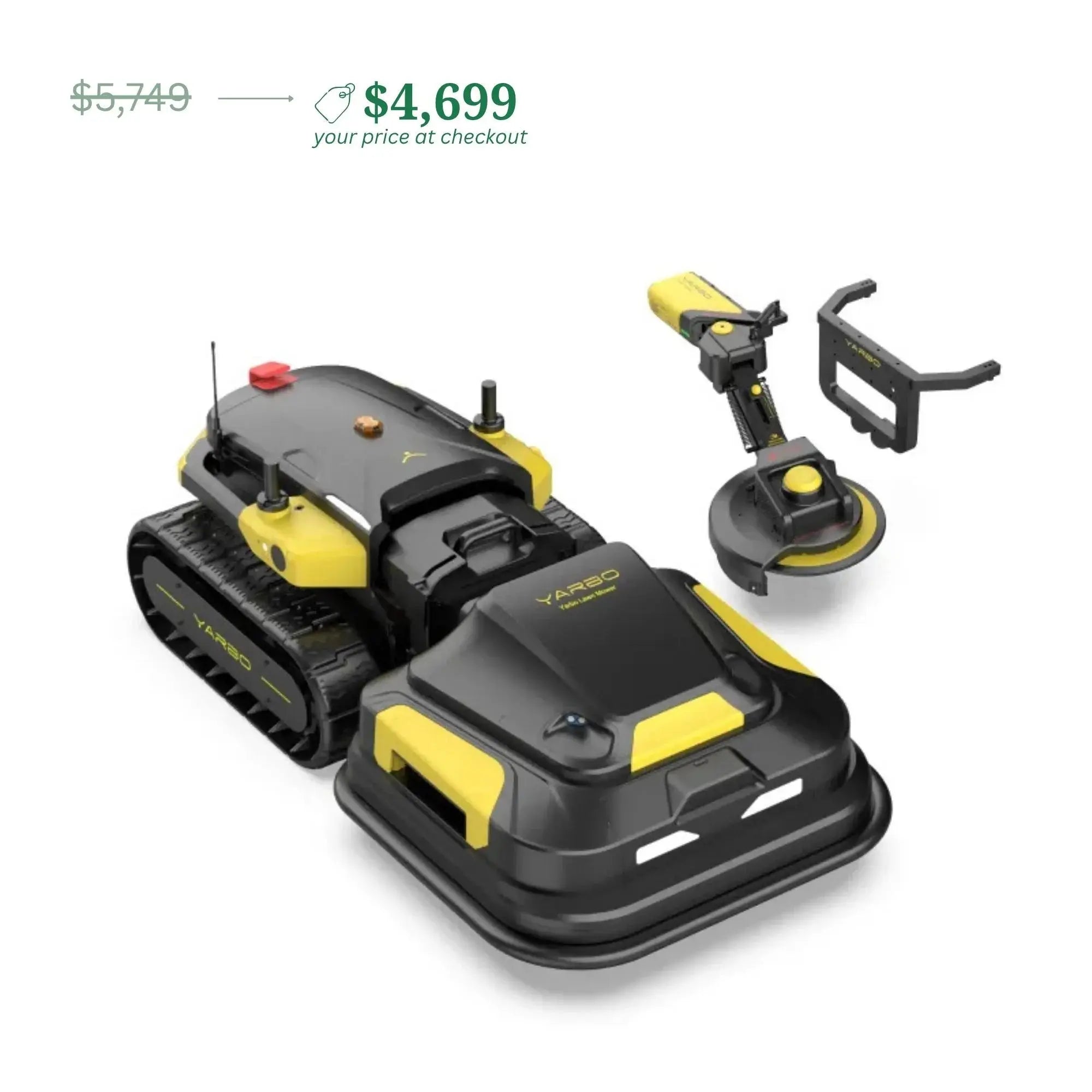 Yarbo Lawn Mower + Trimmer Robot | Autonomous Mowing & Edge Trimming