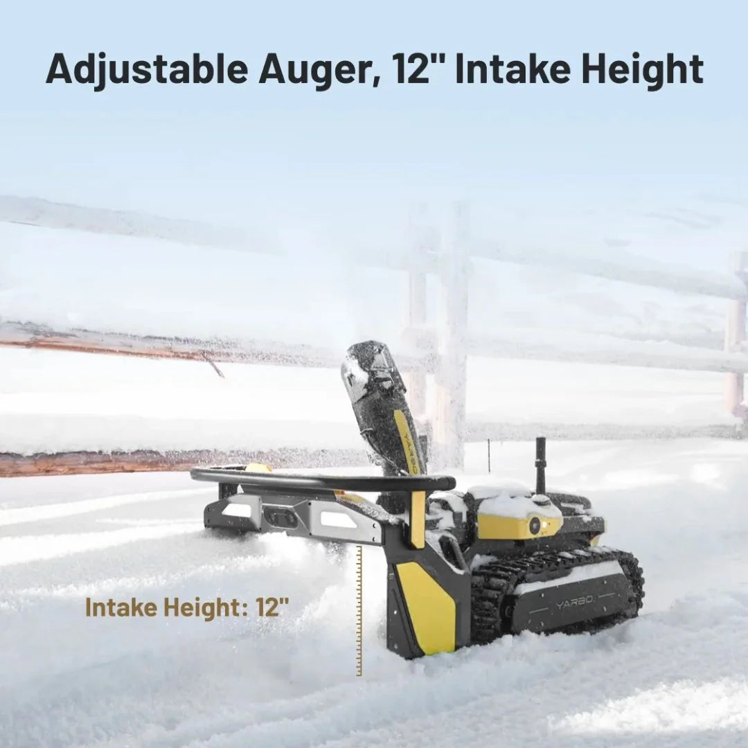 Yarbo Robotic Snow Blower | Autonomous 2-Stage Snow Removal