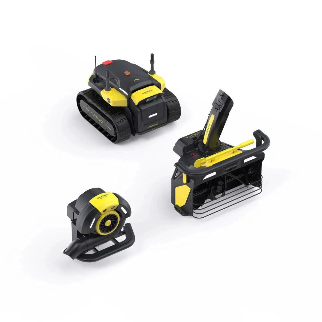 Yarbo Snow Blower + Leaf Blower Robot | 2-Module Autonomous System