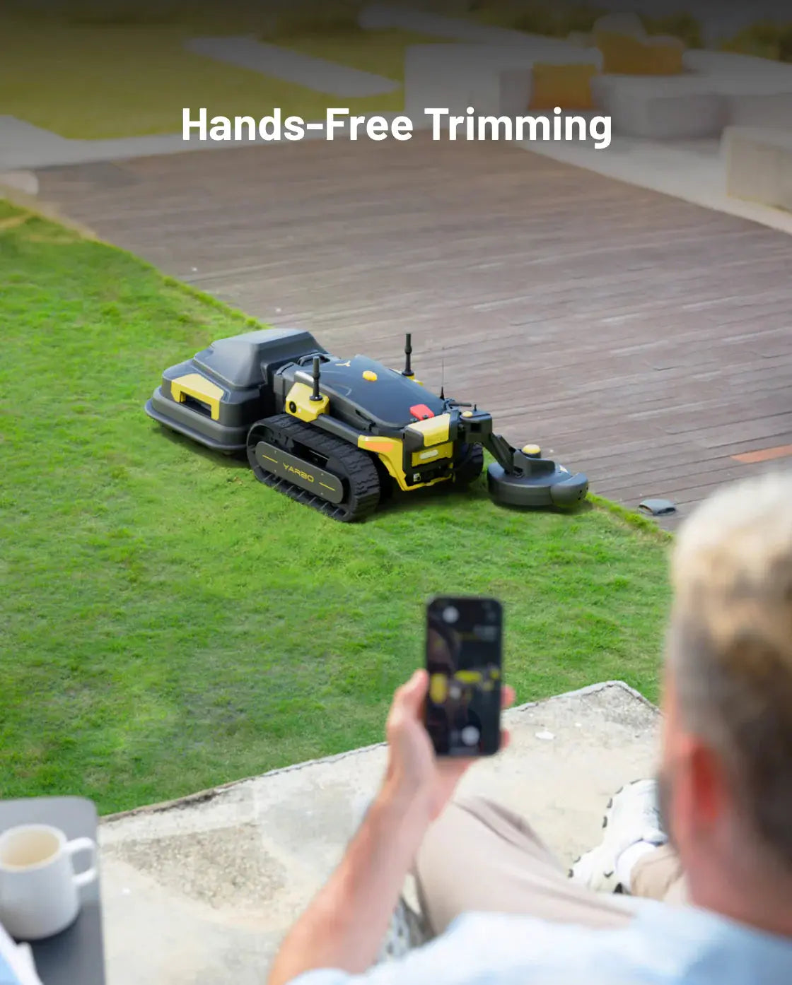 Yarbo Lawn Mower PRO + Trimmer Robot | Autonomous Mowing & Edge Trimming