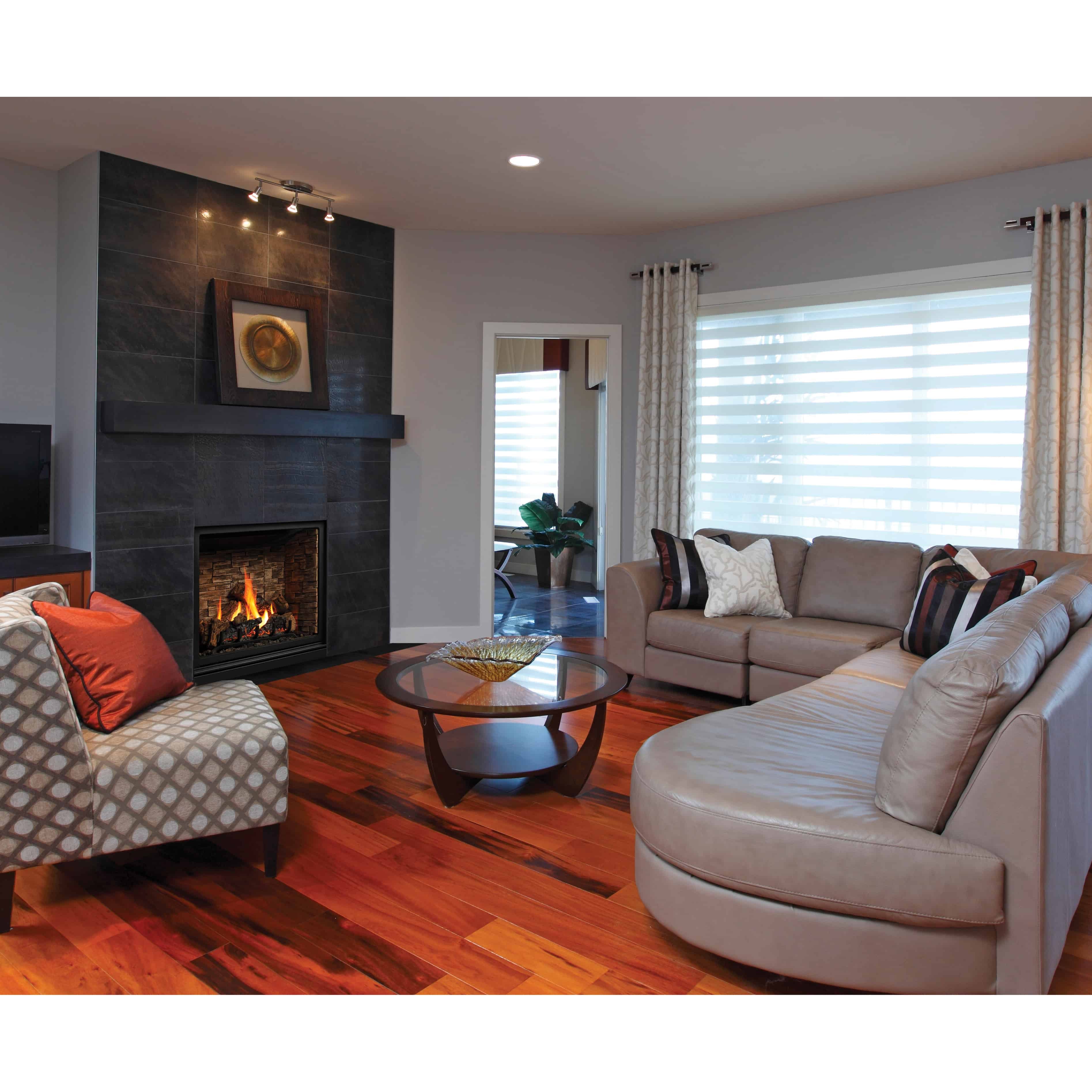 Kingsman 39" Wide Direct Vent Linear Gas Fireplace ZCV39H