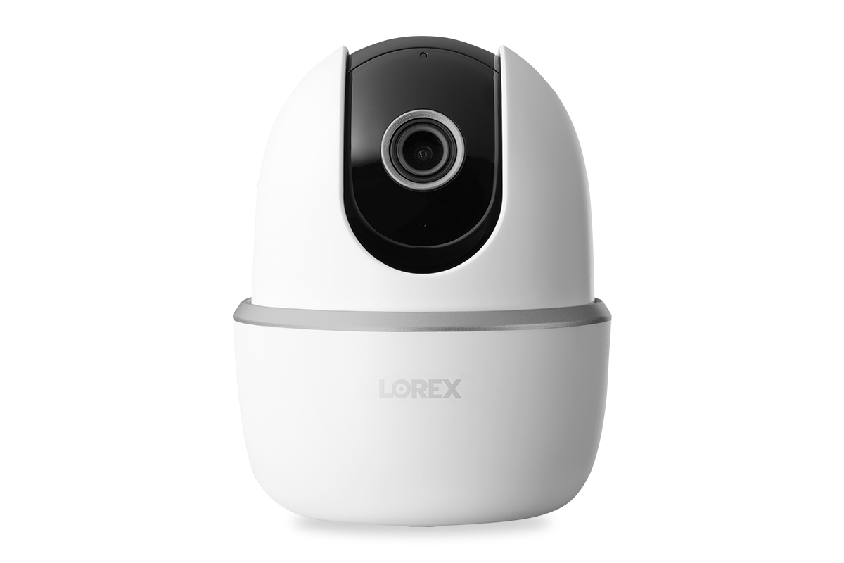 Lorex 2K Wireless Indoor Pan‑Tilt Security Camera – AC‑Powered Wi‑Fi (16 GB)