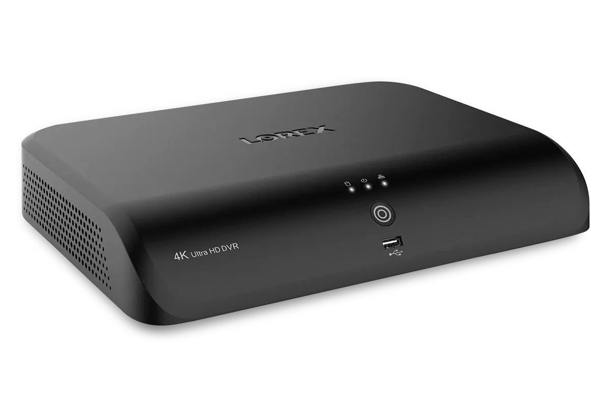 Lorex Fusion 4K 12 Channels (8 Wired and 4 Fusion Wi-Fi) 2TB Wired DVR System with Smart Deterrence Cameras - Aqvina LLC