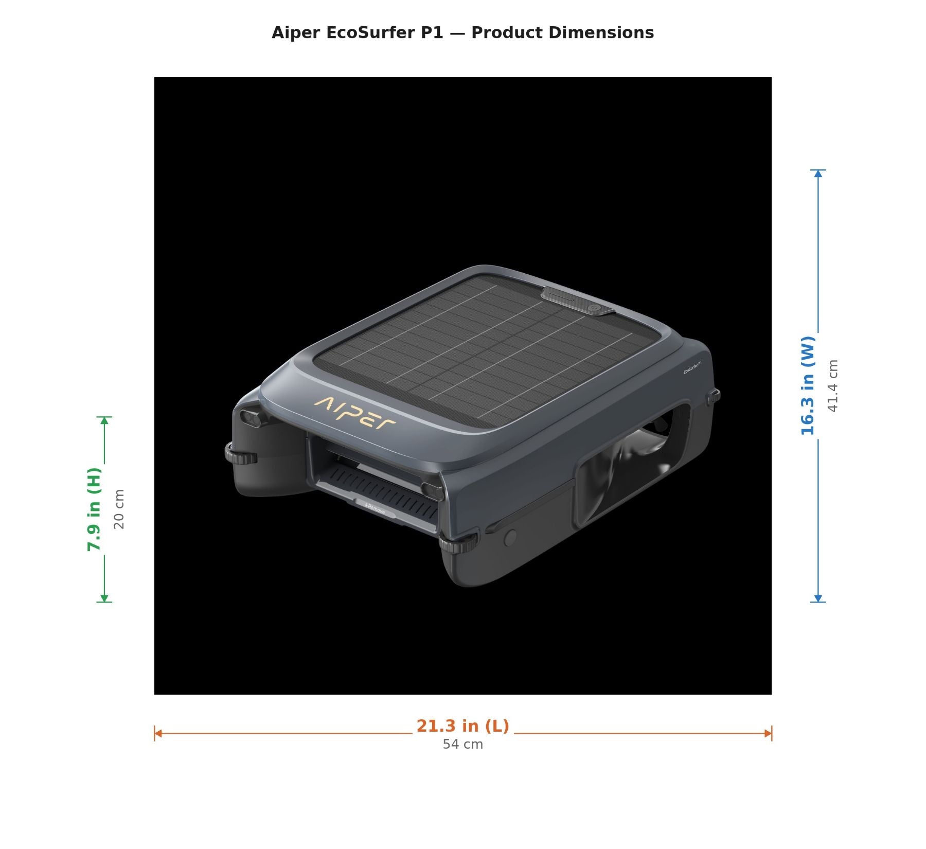 Aiper EcoSurfer P1 Cordless Robotic Pool Skimmer | AQVINA World