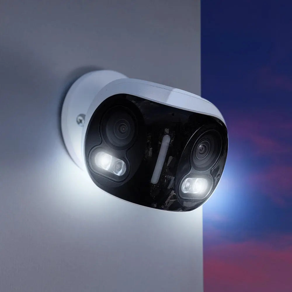 Lorex 4K Dual‑Lens Wi‑Fi Security Camera – 180° Panoramic AC-Powered Wi-Fi Surveillance Camera - Aqvina LLC