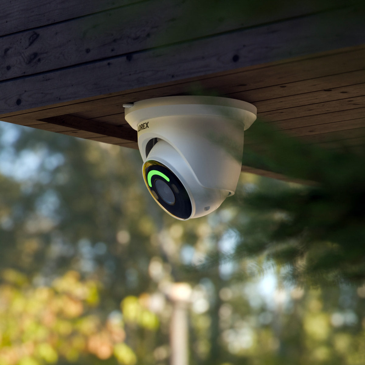 Lorex H12 4K IP Wired Turret Security Camera with Smart Security Lighting