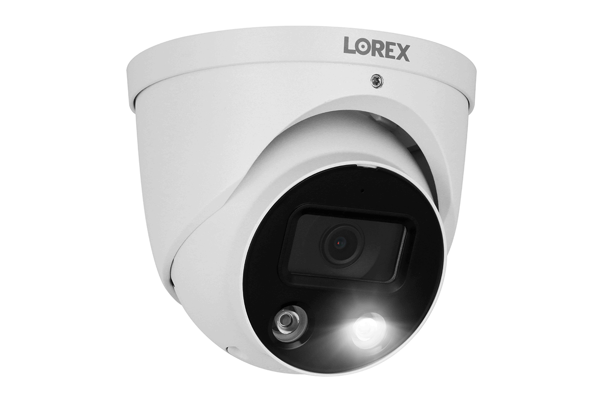 Lorex H13 4K IP Wired Dome Security Camera with Smart Deterrence