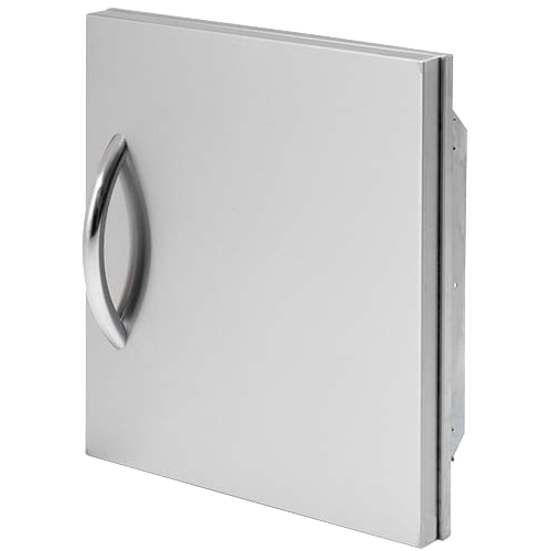 Cal Flame single access door on an outdoor kitchen island