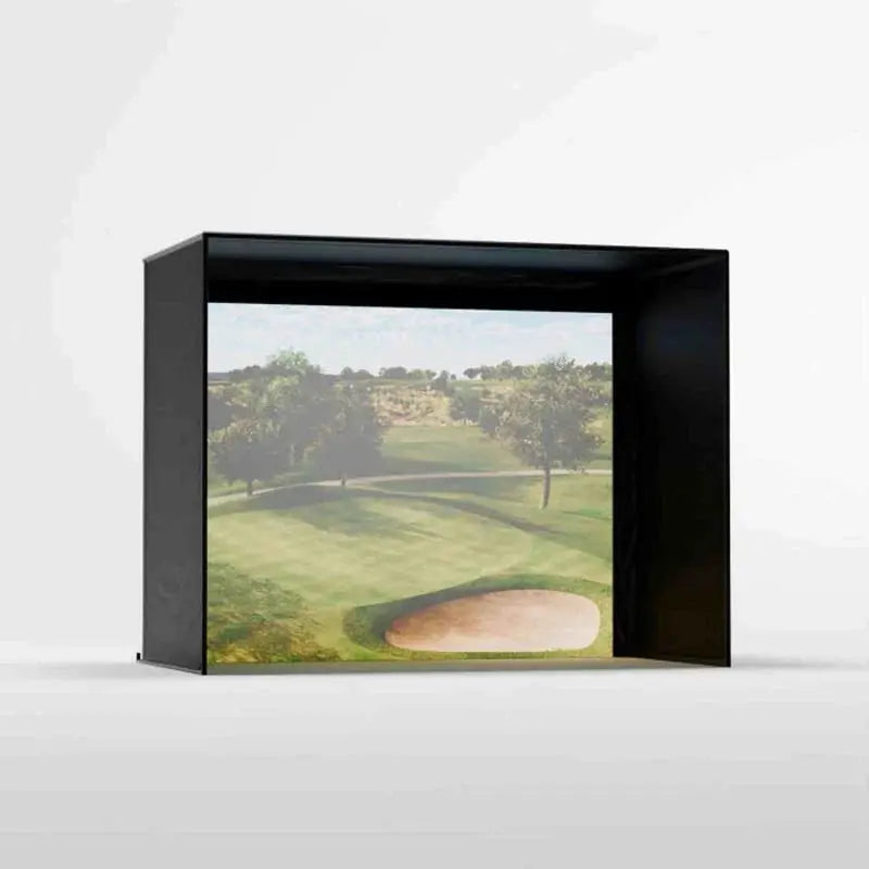 Carl's Place DIY Golf Simulator Enclosure Kit with Premium Impact Screen 7.7x10 | Model: gekc2-pm-7-7x10x5 Carl's Place