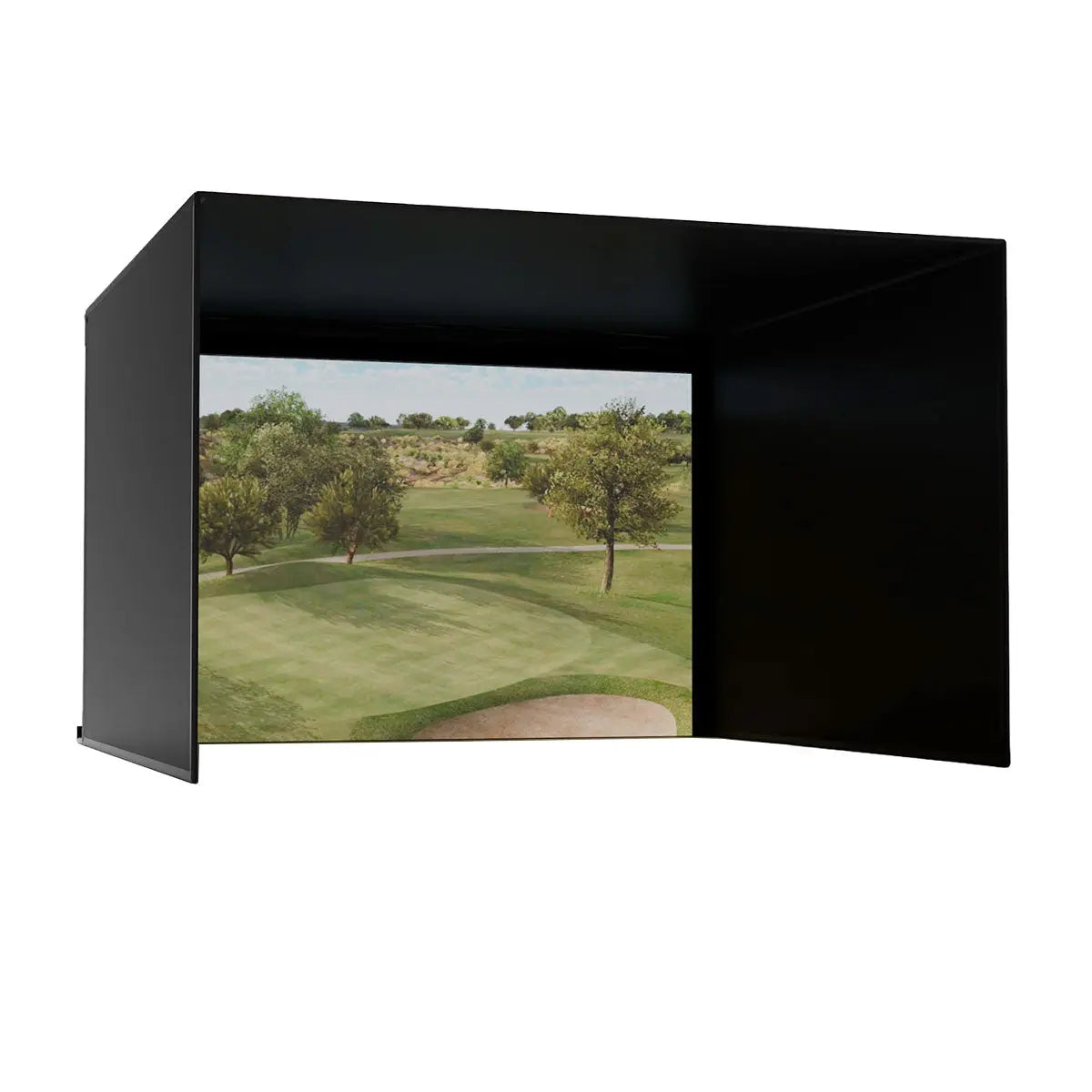 Carl's Place Complete Pro Golf Simulator Enclosure Kit with Impact Screen