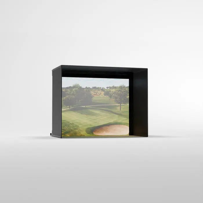 Carl's Place PRO Golf Simulator Enclosure Kit with Premium Impact Screen 8.5'H × 11'W × 5'D | Model: pgec2-pm-8-5x11x5 Carl's Place