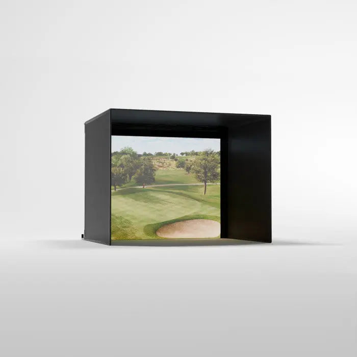 Carl's Place PRO Golf Simulator Enclosure Kit with Premium Impact Screen 8.5'H × 11'W × 8'D | Model: pgec2-pm-8-5x11x8 Carl's Place