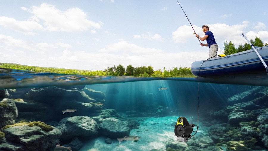 Chasing CanFish CF1 Fishing Camera Live Video Underwater