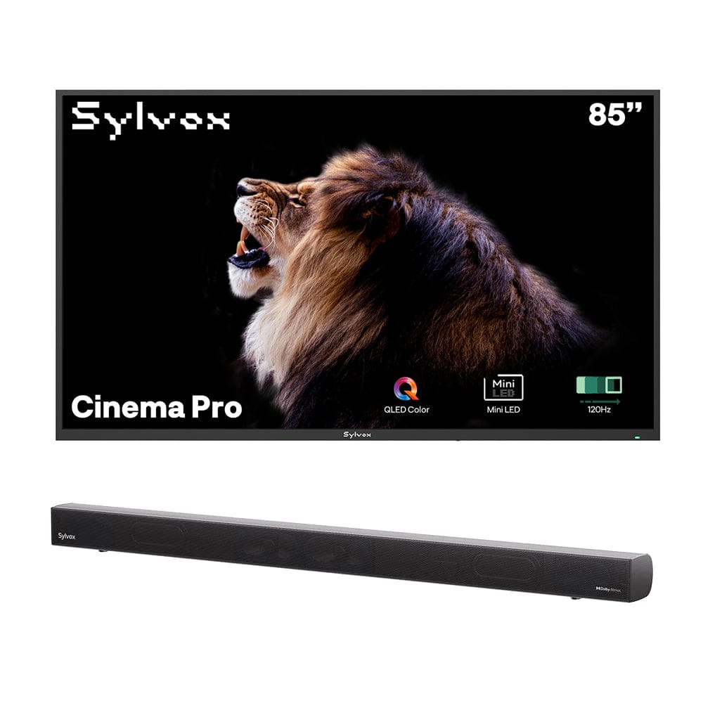 Sylvox Cinema Pro 85" Helio QLED  Outdoor TV-(3500Nits, 120HZ)