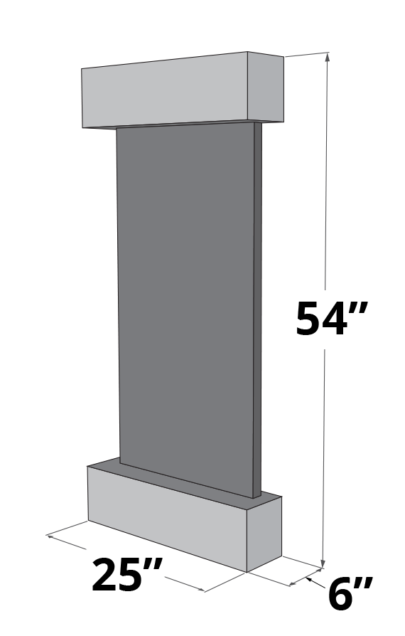 Adagio Cascade Springs - Indoor Wall Fountain AWF-CSR1002