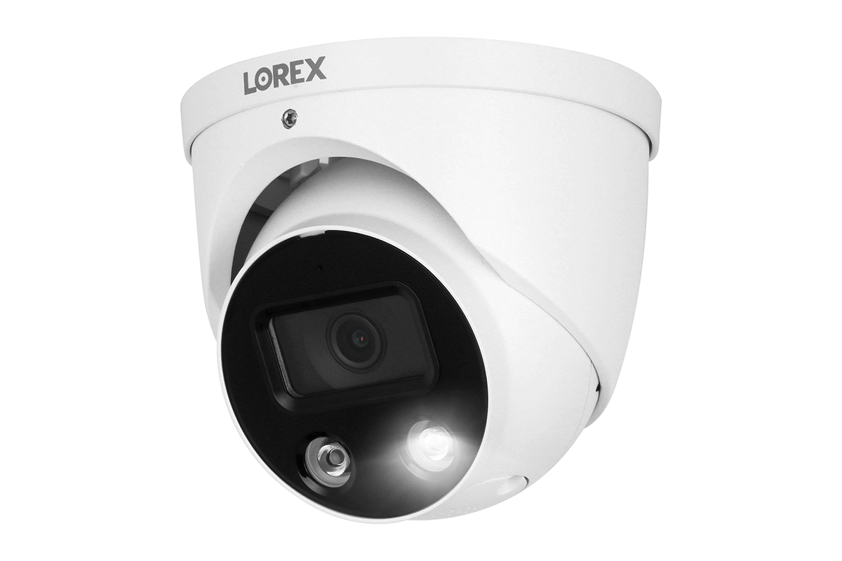 Lorex H13 4K IP Wired Dome Security Camera with Smart Deterrence