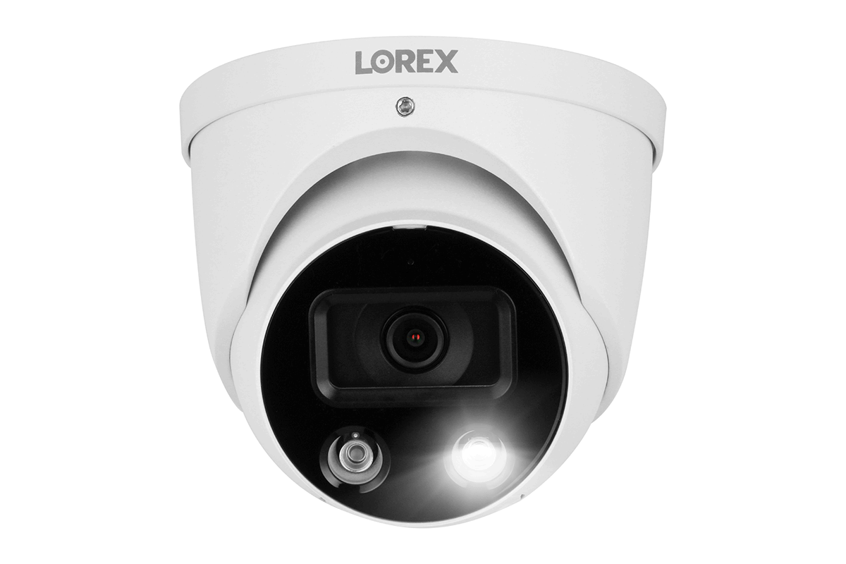 Lorex H13 4K IP Wired Dome Security Camera with Smart Deterrence