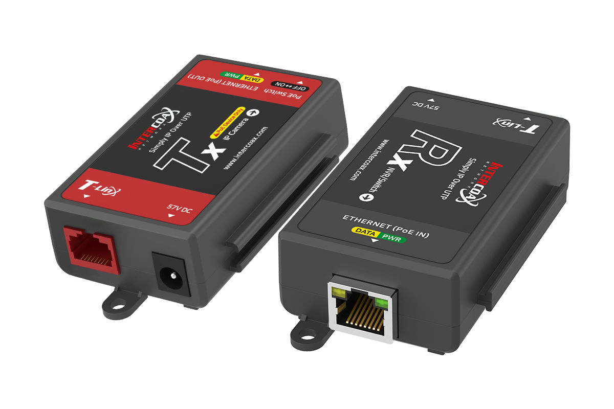 Lorex Single Port IP & PoE Cat5e Extender Set (400m/1300ft end-to-end PoE Injector)