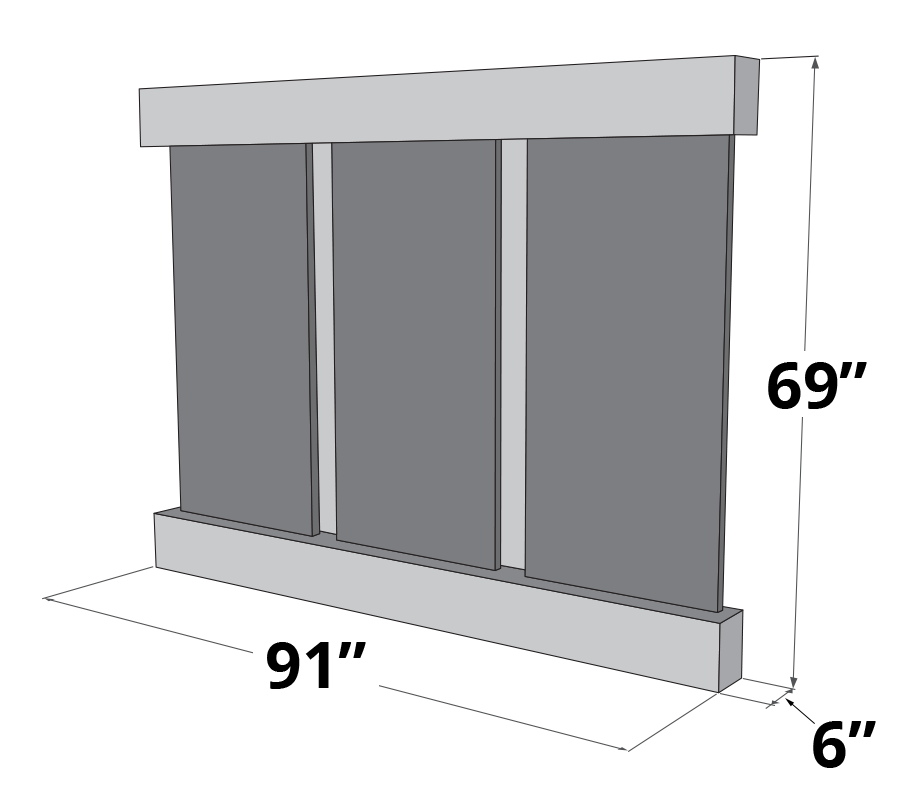 Adagio Deep Creek Falls - Indoor Wall Fountain AWF-DCFR1540