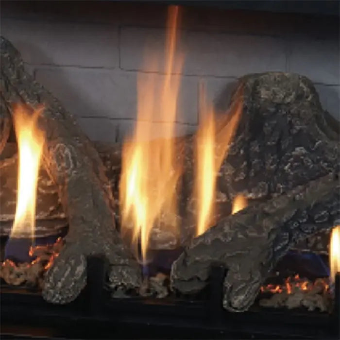 Superior 35-Inch DRT3035 Traditional Direct Vent Gas Fireplace with Aged Oak Log Set