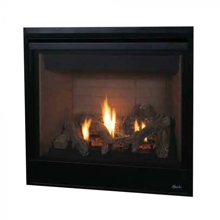 Superior 35-Inch DRT3035 Traditional Direct Vent Gas Fireplace with Aged Oak Log Set