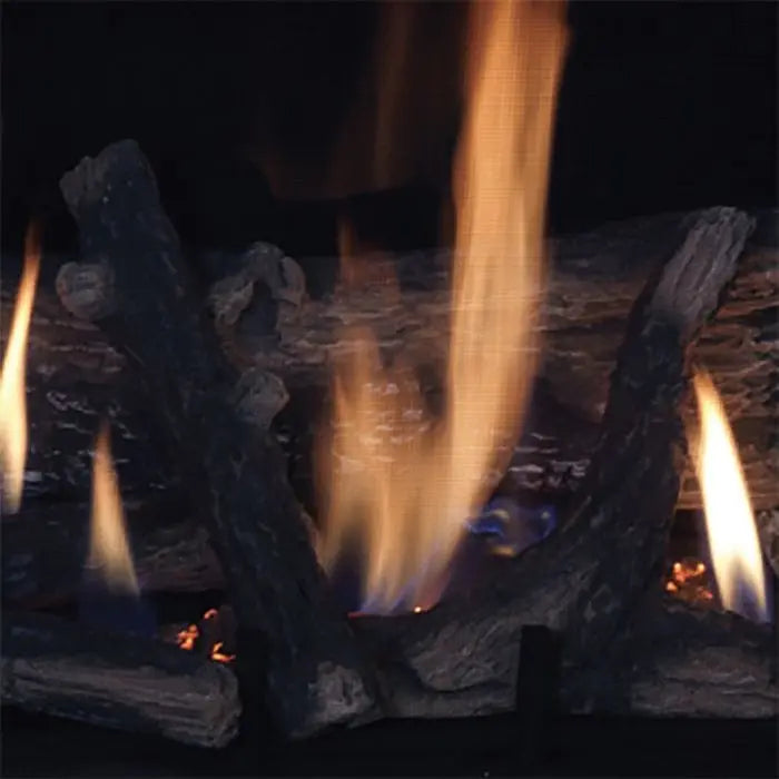 Superior 35-Inch DRT3535 Traditional Electronic Ignition Direct Vent Gas Fireplace with Remote and Charred Oak Log Set