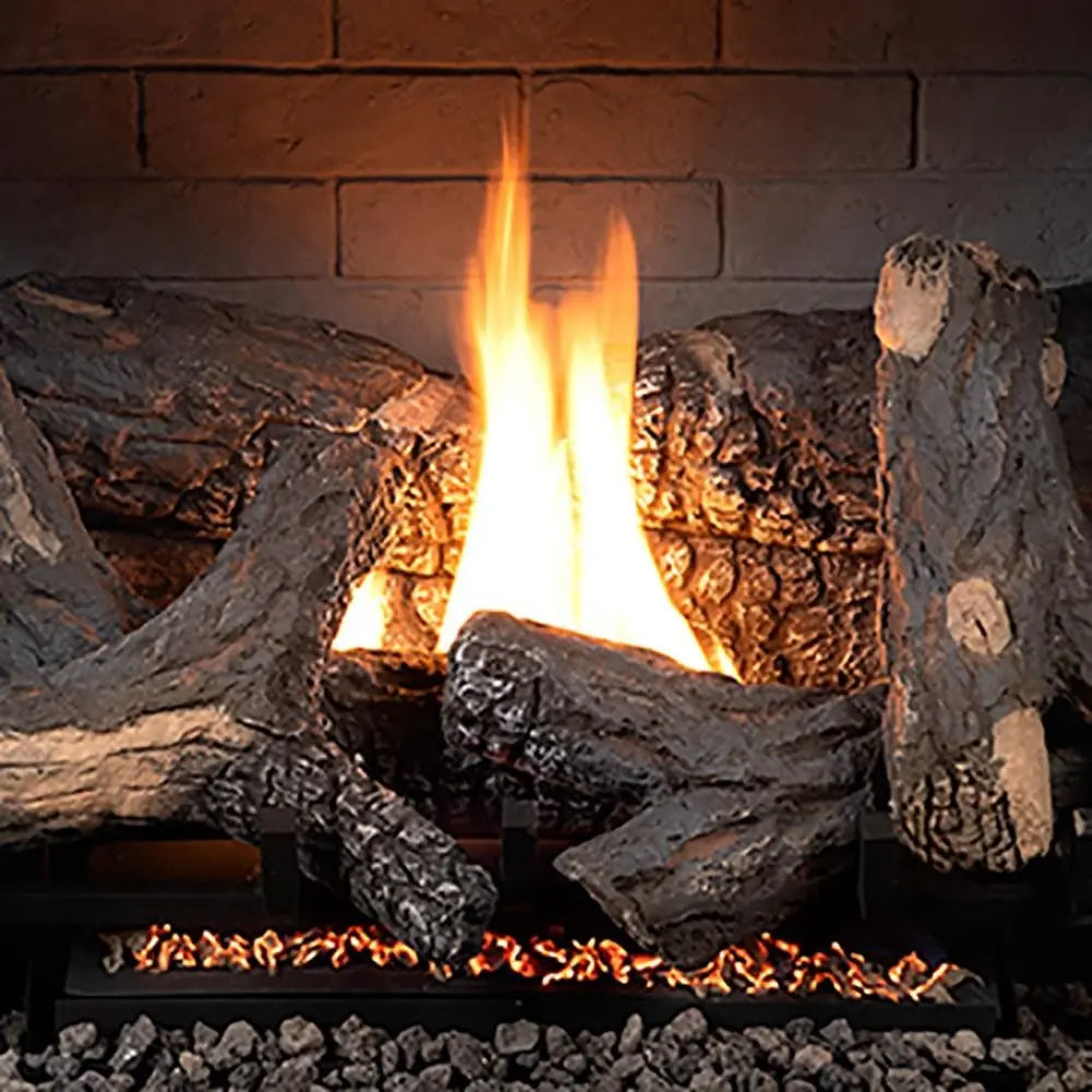 Superior 45-Inch DRT4045 Traditional Electronic Ignition Direct Vent Gas Fireplace with Ceramic Fiber Log Set