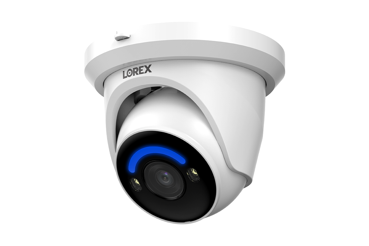 Lorex H12 4K IP Wired Turret Security Camera with Smart Security Lighting
