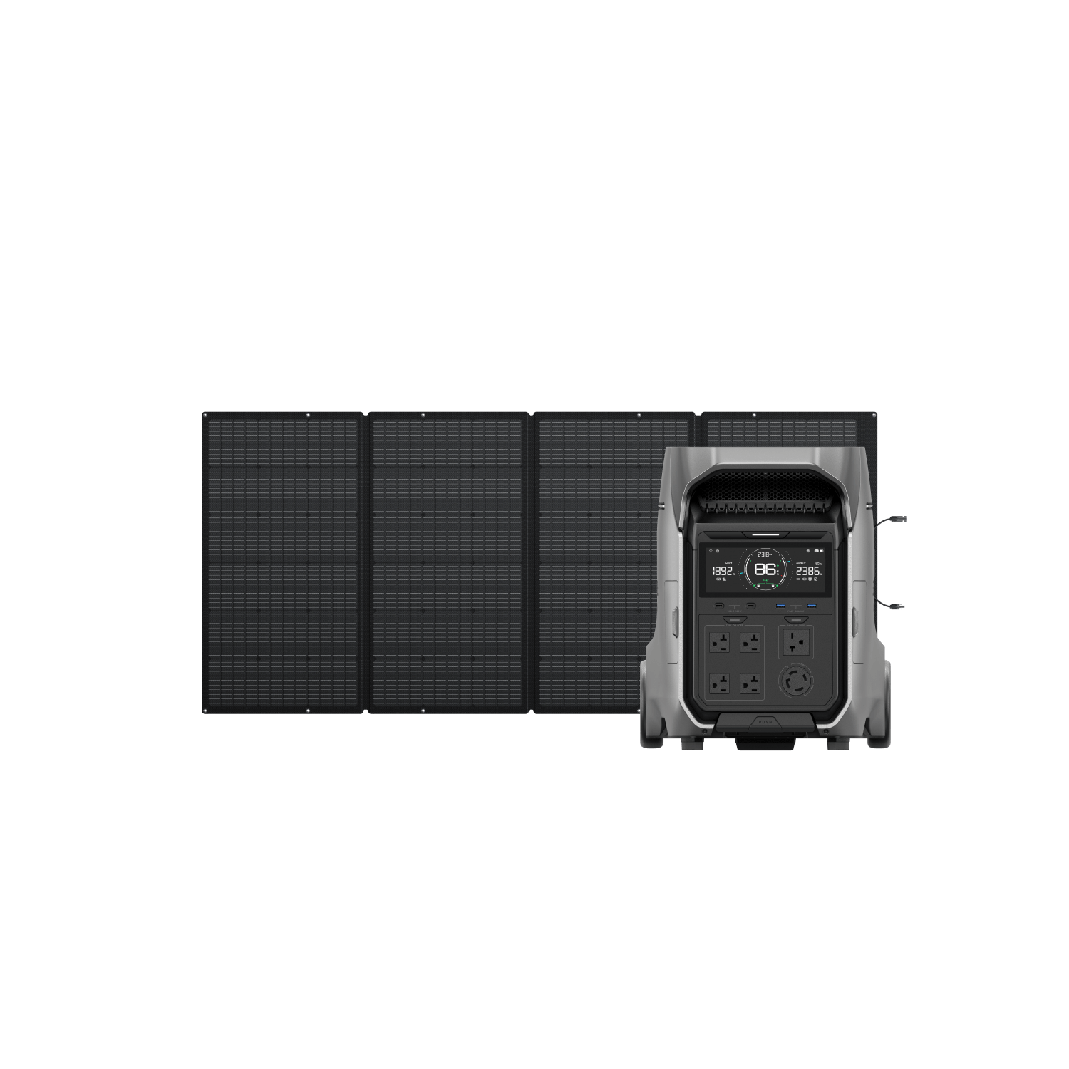 EcoFlow DELTA Pro 3 Solar Generator (PV400W)