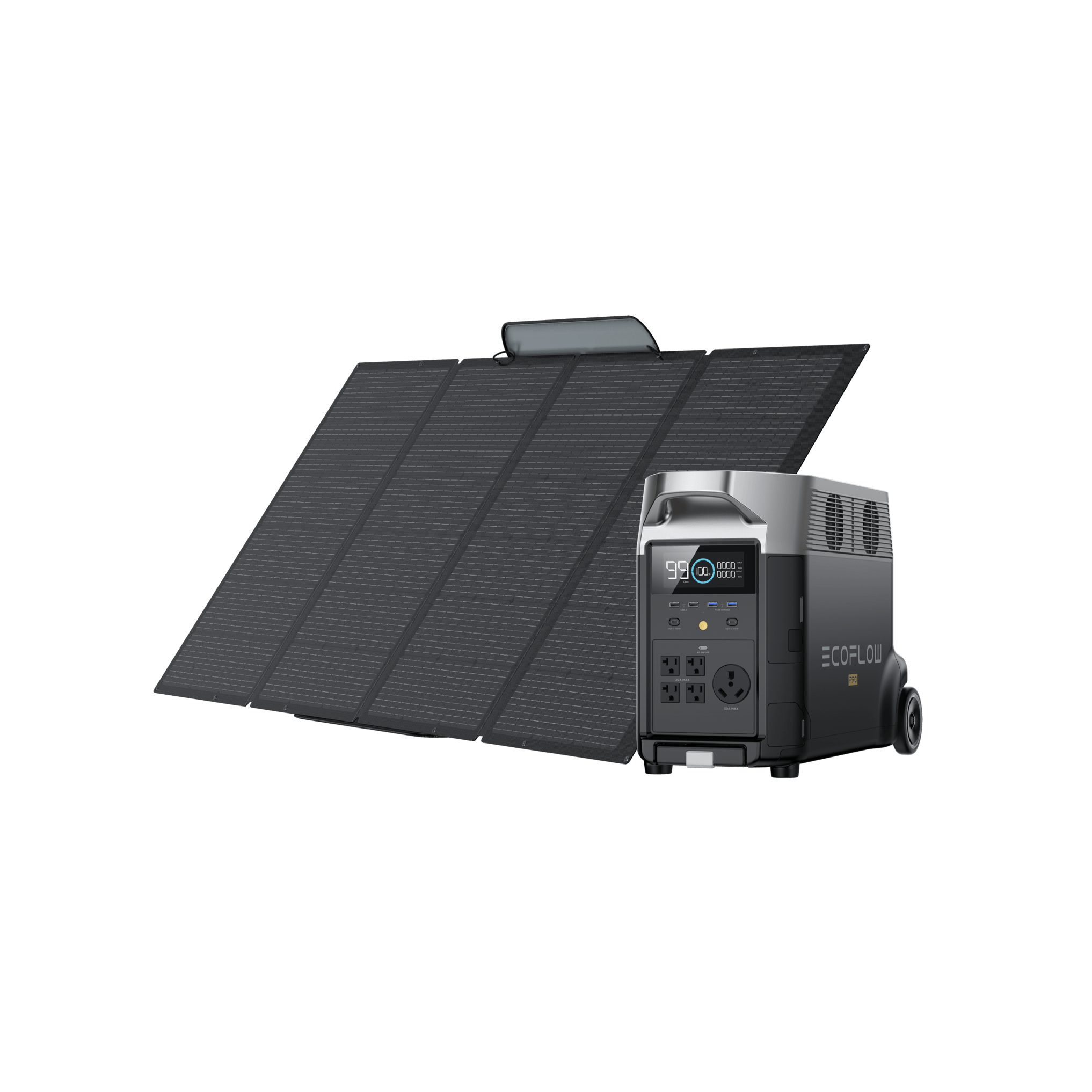 EcoFlow DELTA Pro Solar Generator (PV400W)