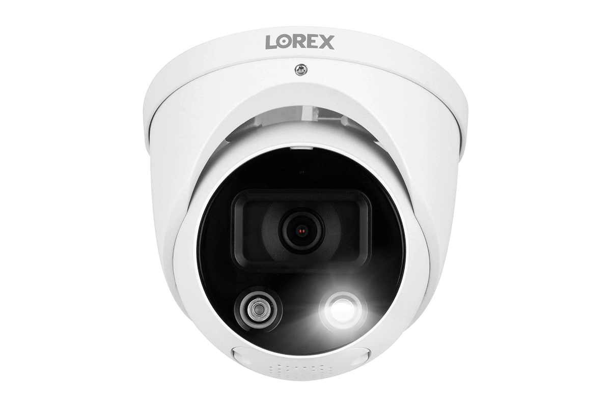 Lorex H13 4K IP Wired Dome Security Camera with Smart Deterrence