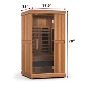 Finnmark 1-Person Full-Spectrum Home Infrared Sauna FD-1 | AQVINA World - Aqvina LLC