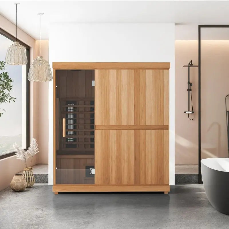 Finnmark 4-Person Full-Spectrum Home Infrared Sauna FD-3 - Aqvina LLC