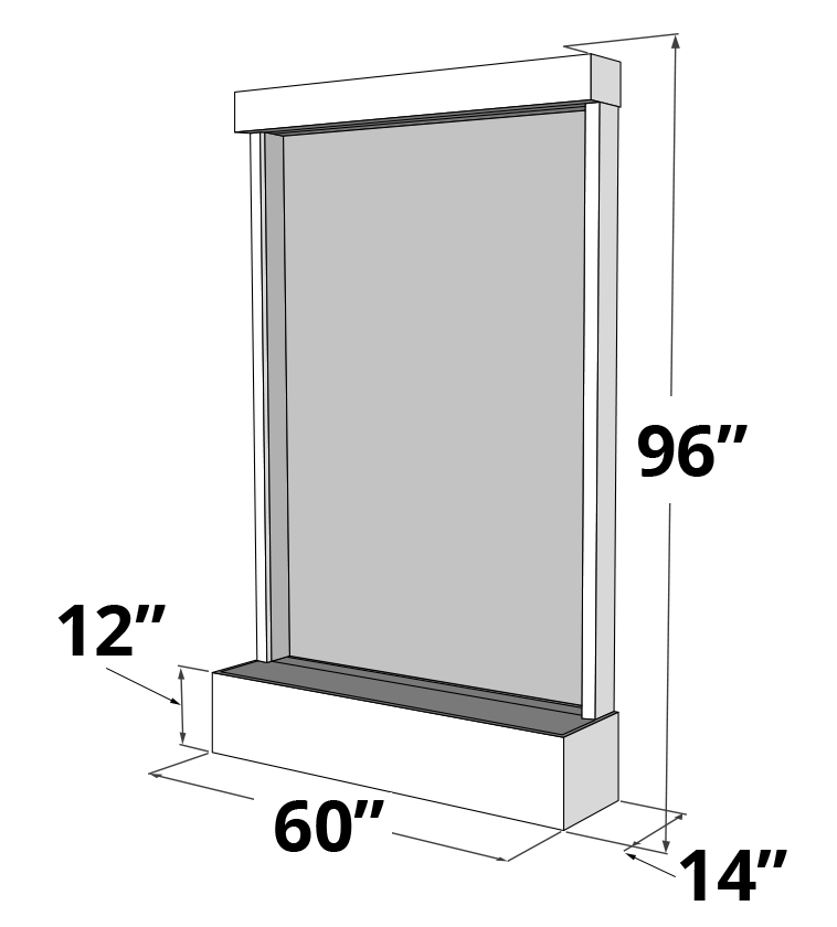 Adagio Grandeur River - Indoor Floor Fountain GRC1050