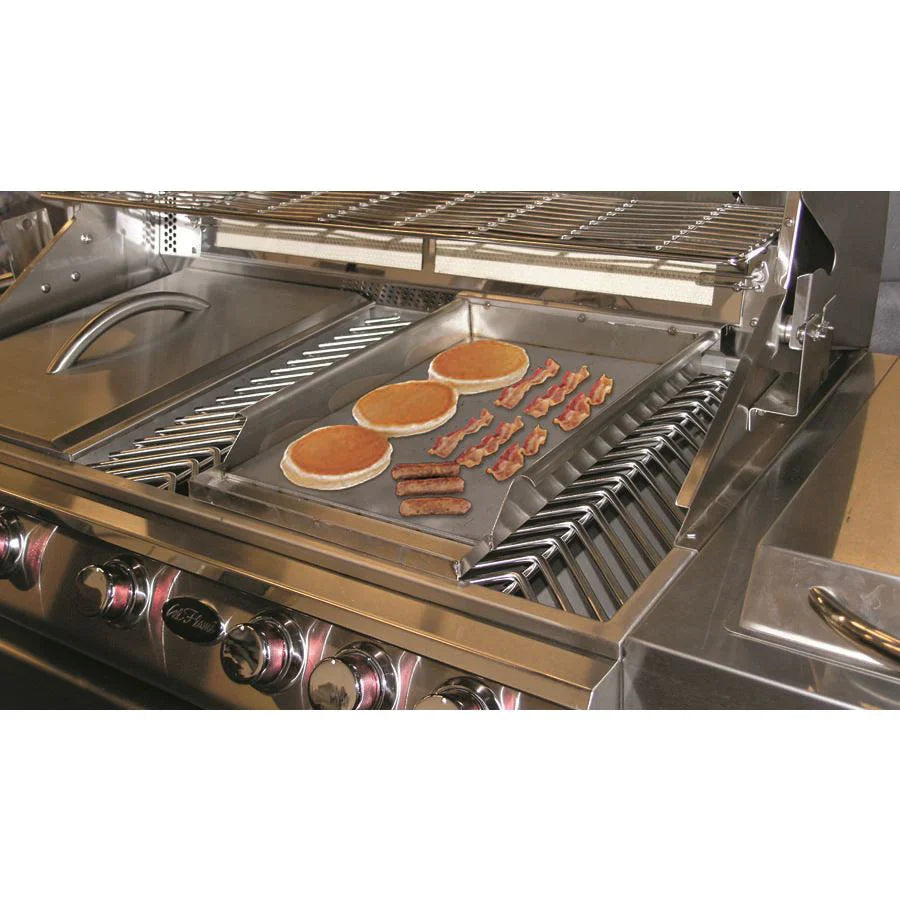 Cal Flame P Series P6 6 Burner Built-In Gas Grill with Lights Rotisserie and Back Burner | Model: BBQ19P06 | AQVINA World - Aqvina LLC