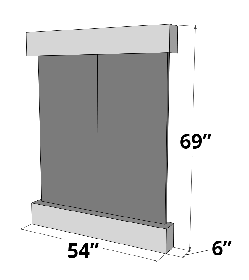 Adagio Majestic River - Indoor Wall Fountain AWF-MRR1002