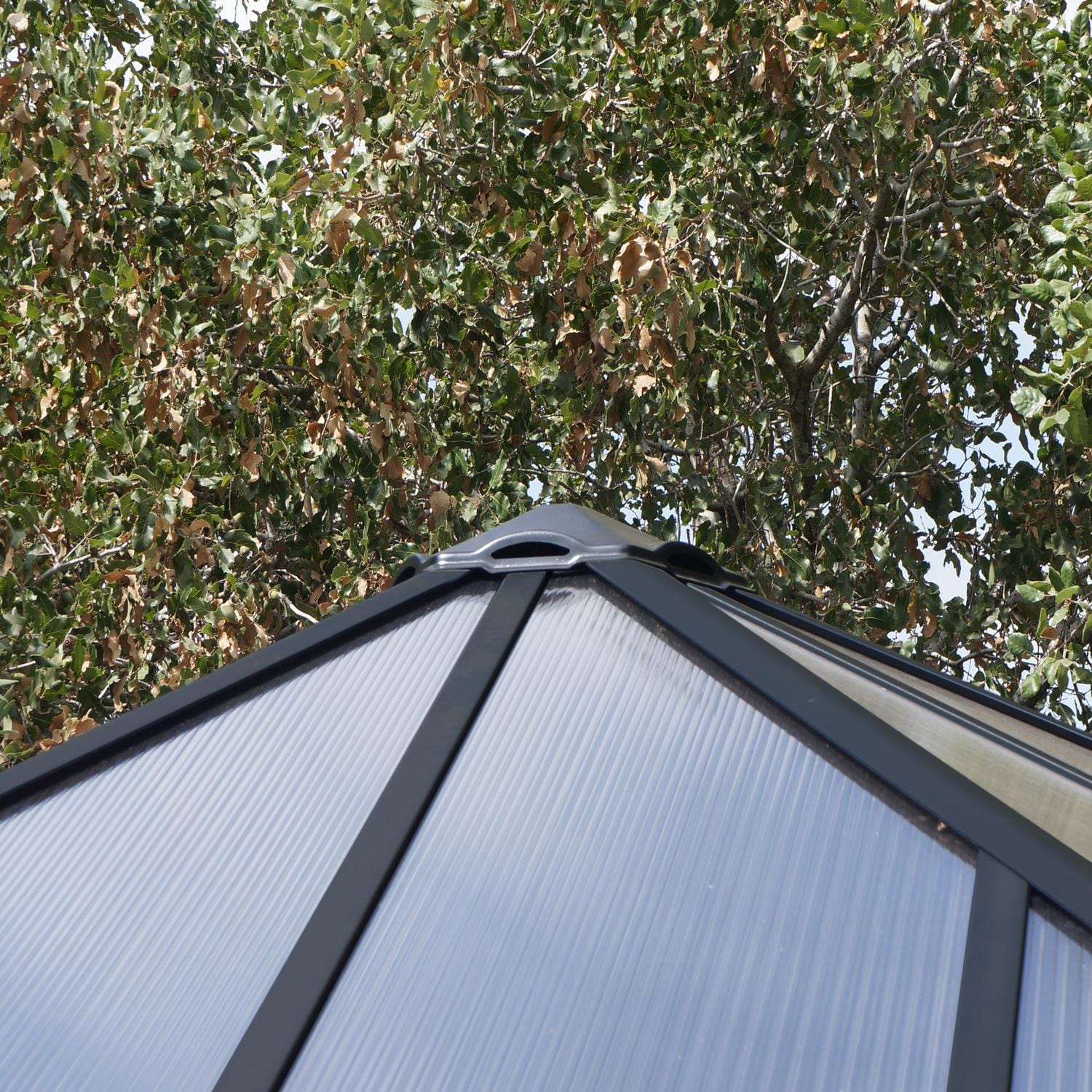 Palram - Canopia | Ledro Enclosed Gazebo - Gray/Bronze