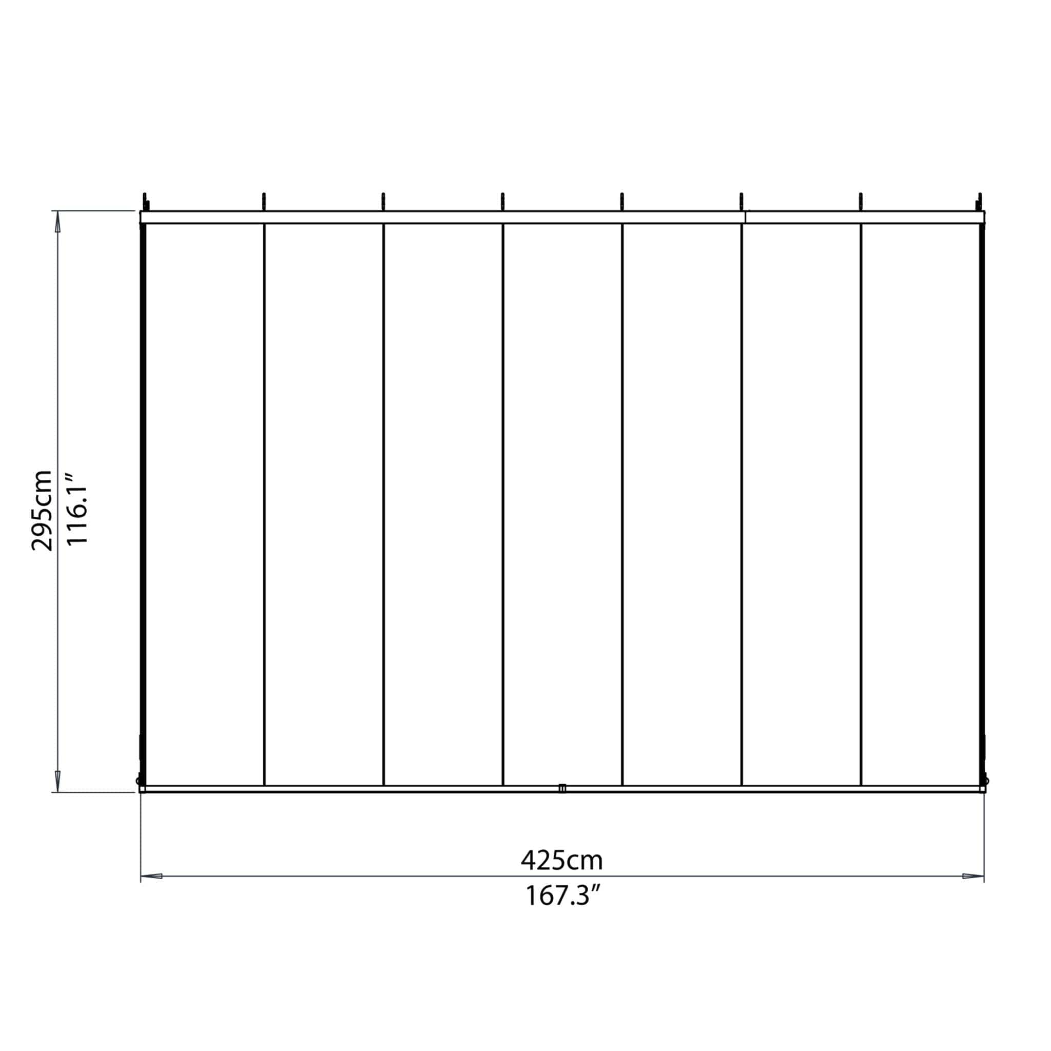 Palram - Canopia | SanRemo White Patio Enclosure